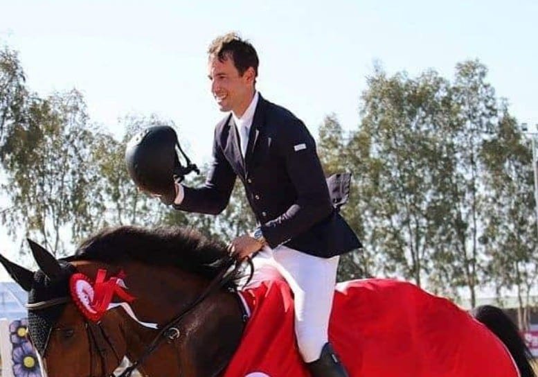 Gonzalo Busca como representación española en el CSI4* de Wellington