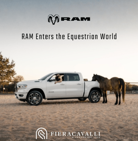 Ram se estrena como patrocinador principal de Fieracavalli 2025